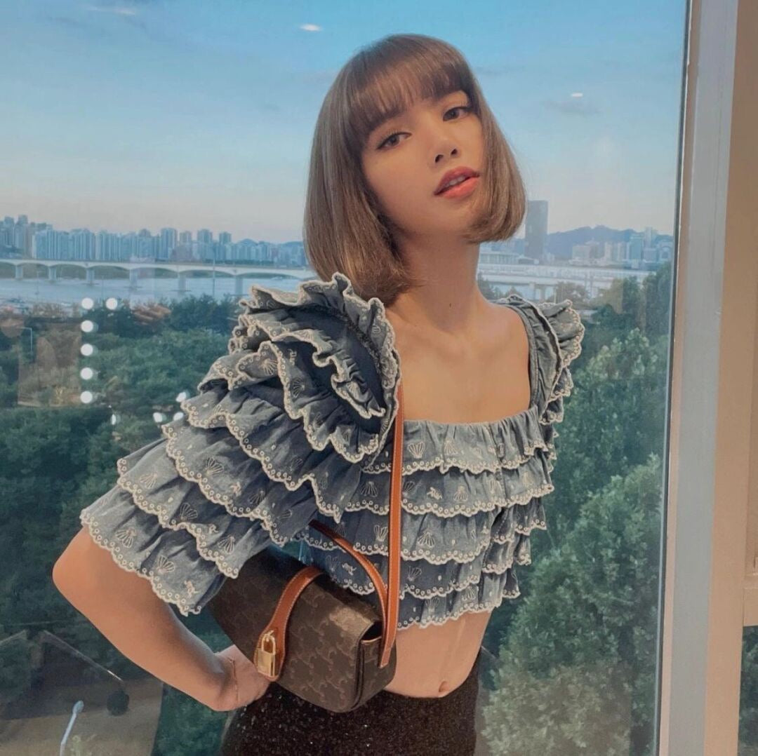 셀린느 타부 클러치 온 스트랩 캔버스