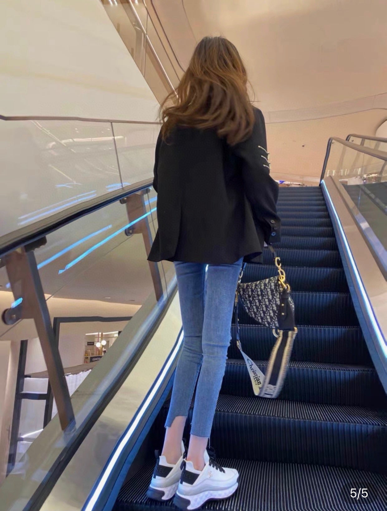 샤넬 믹스드파이버 스니커즈