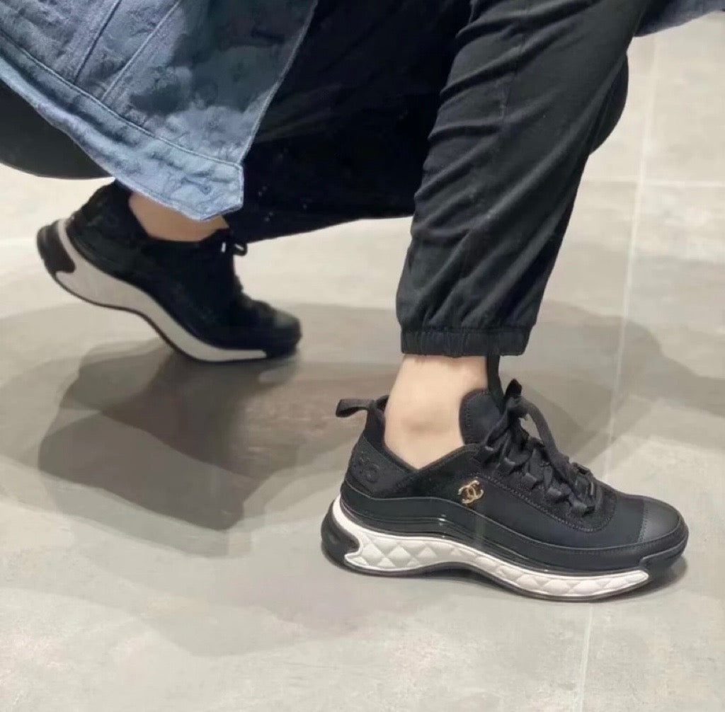 샤넬 믹스드파이버 스니커즈