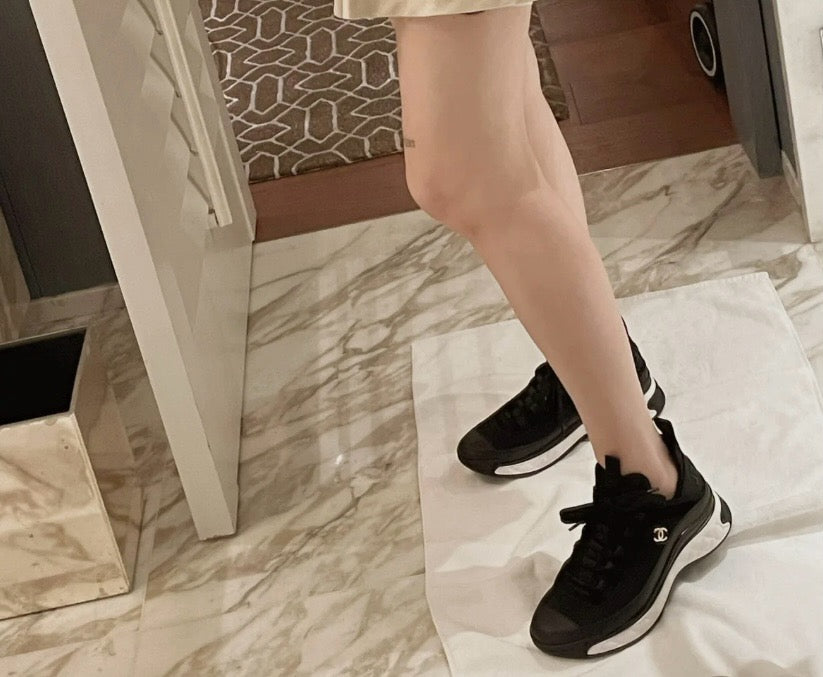 샤넬 믹스드파이버 스니커즈