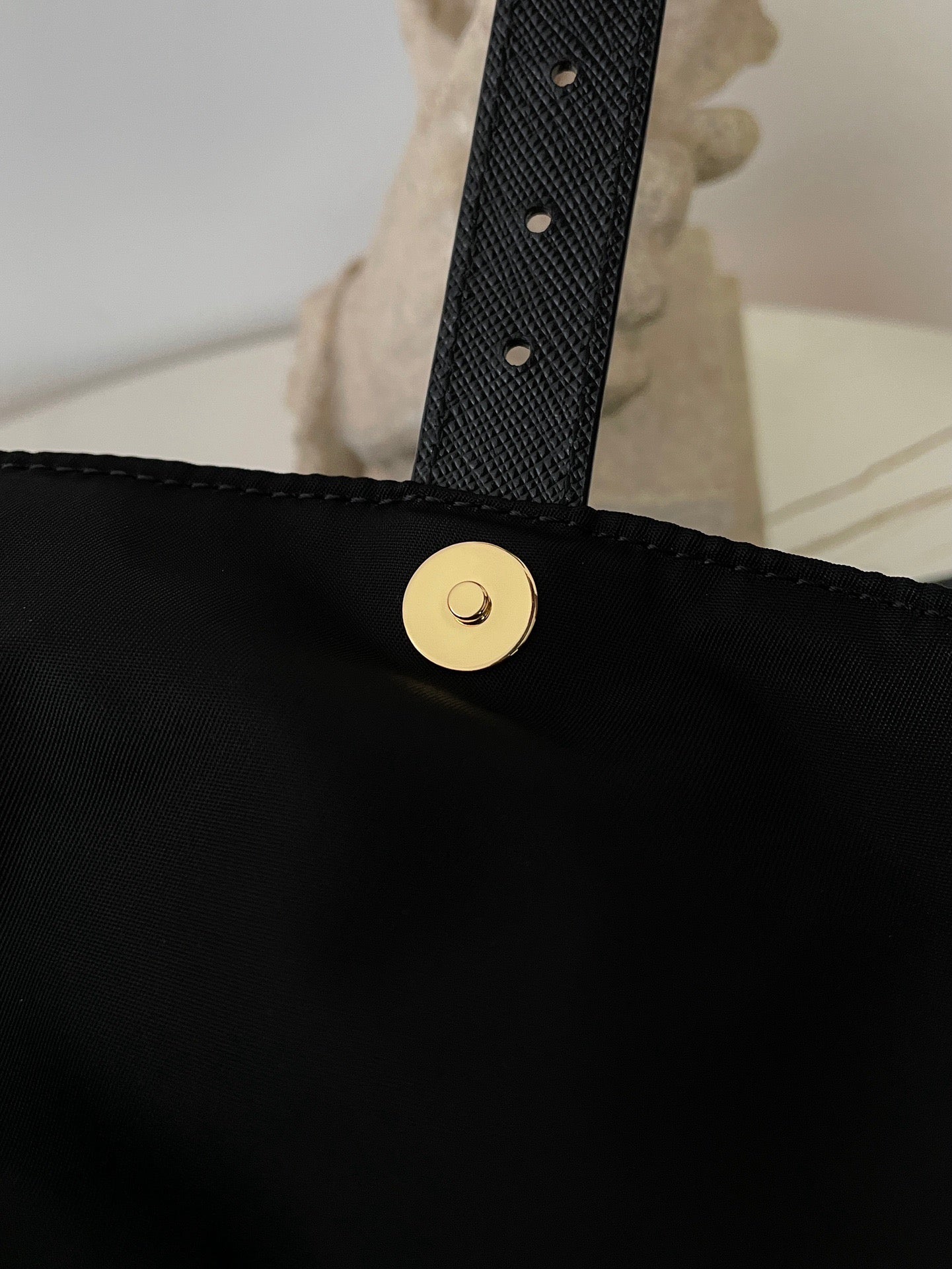 프라다 리나일론 백팩 스몰 금장