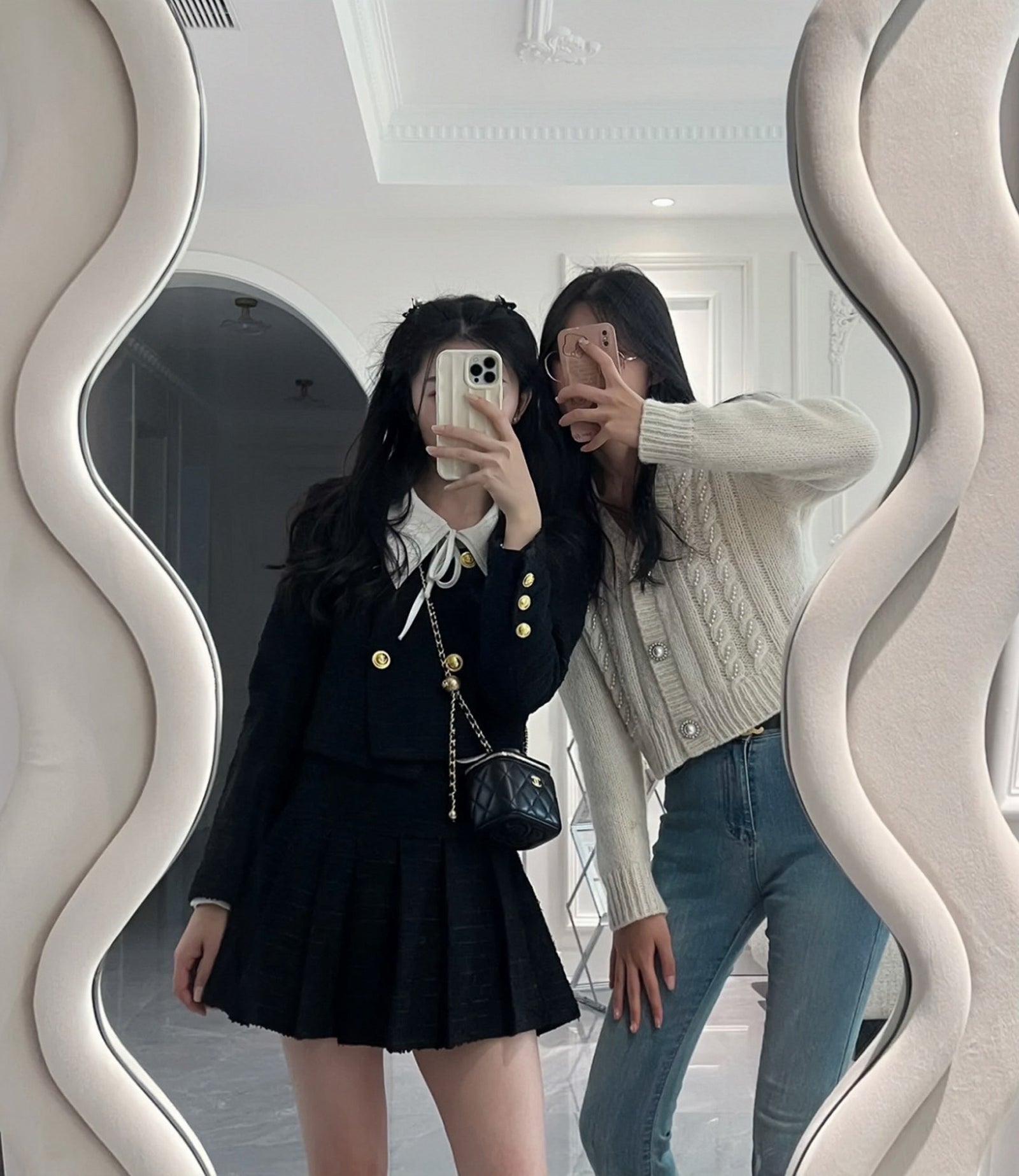 샤넬 골드볼 베니티