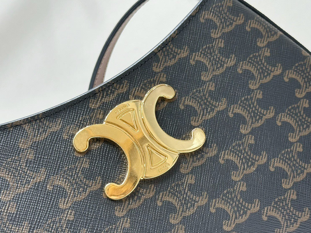 셀린느 틸리 숄더백 캔버스 미디움