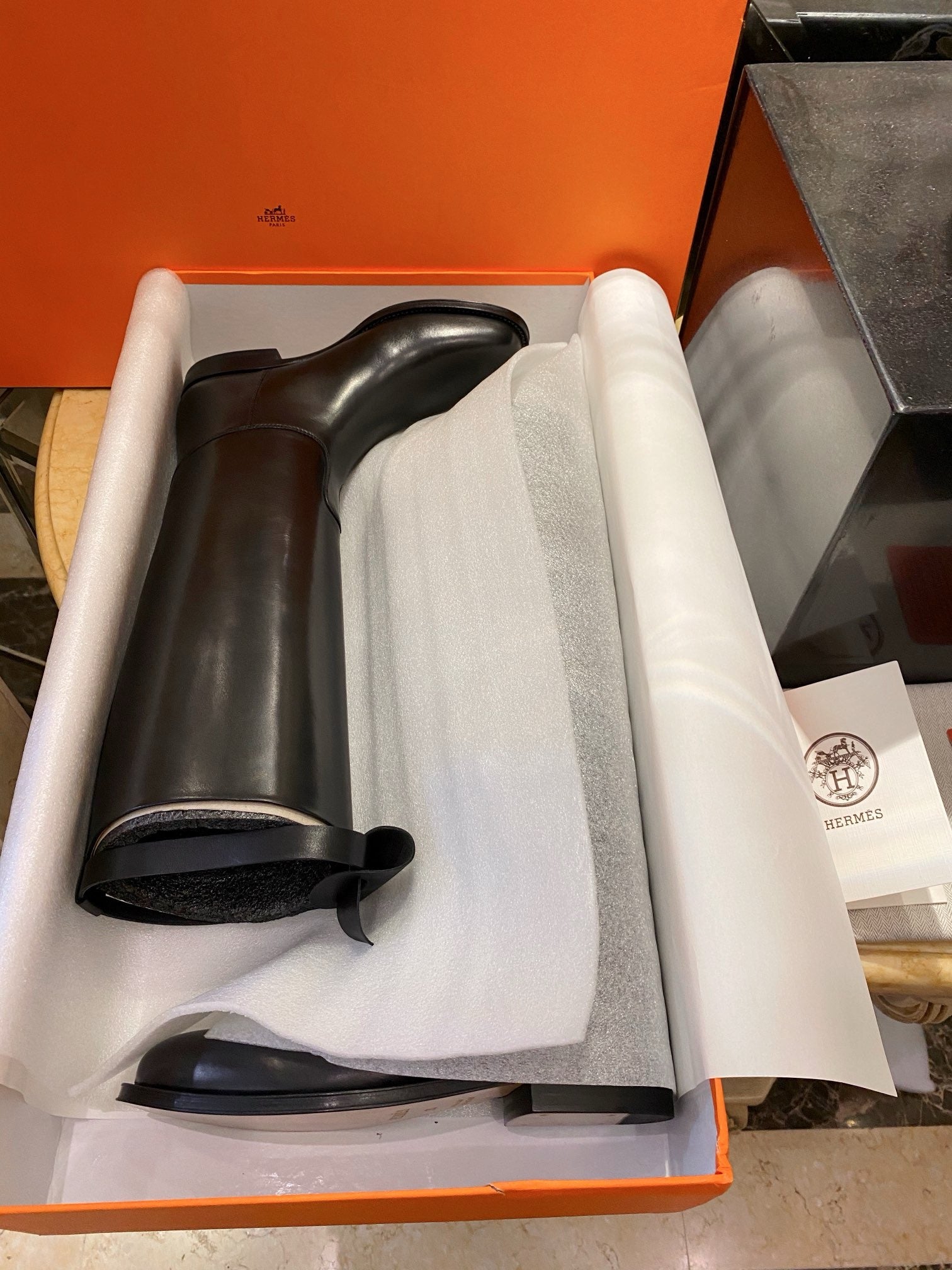 에르메스 점핑 켈리 부츠