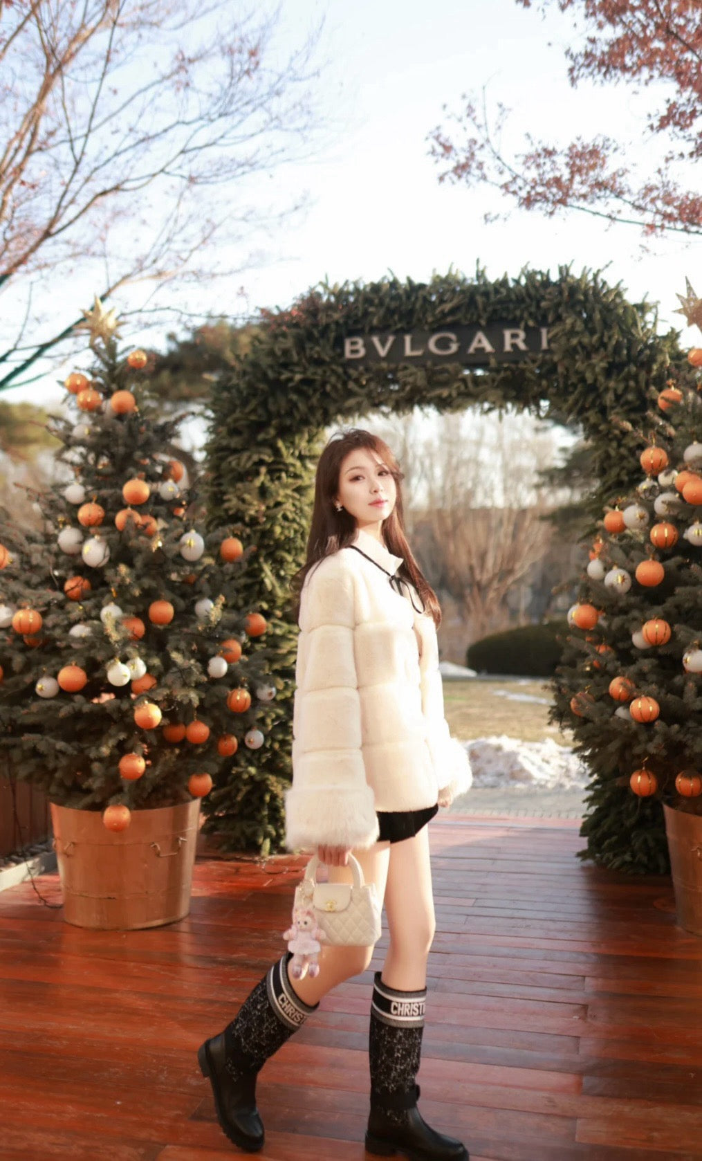 디올 디 메이저 앵클 부츠