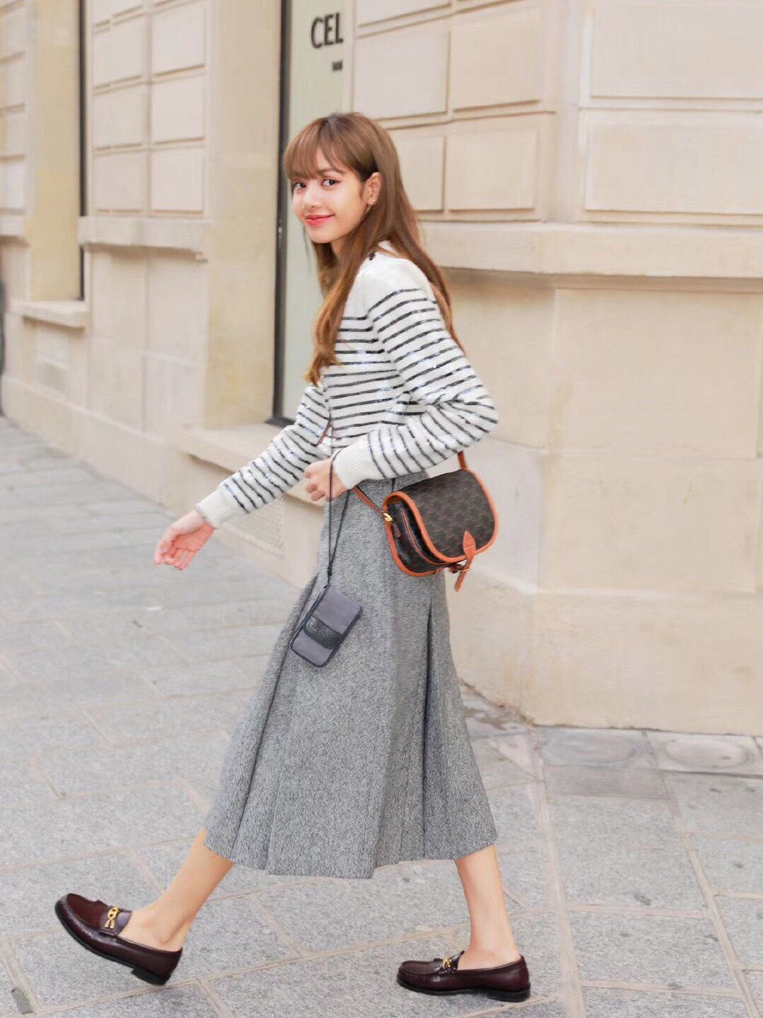 셀린느 트리옹프 폴코백 미디움