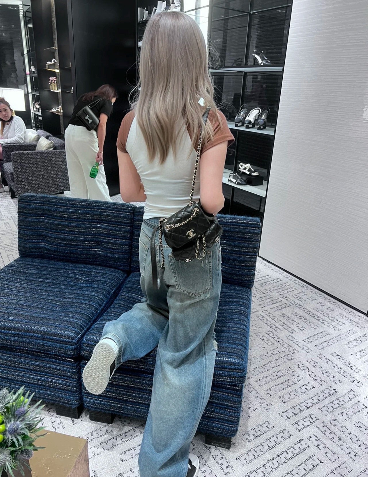 샤넬 투포켓 듀마 백팩 스몰