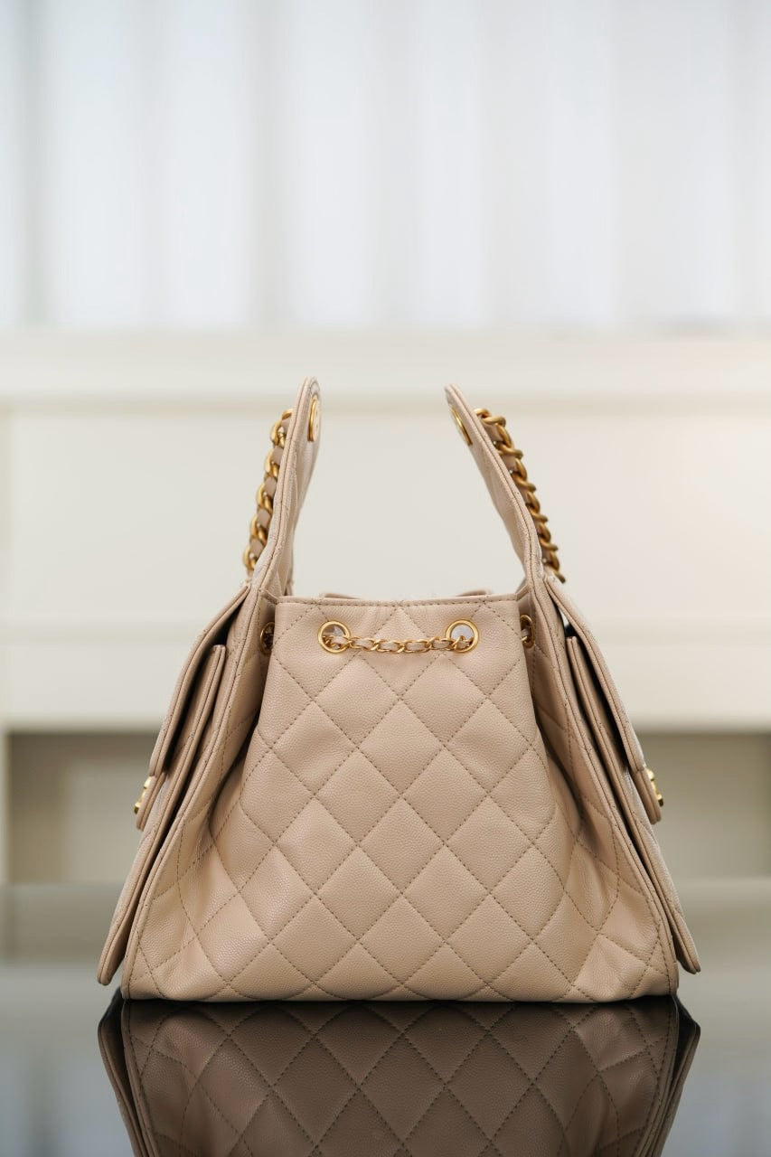 샤넬 25백 스몰 (베이지)