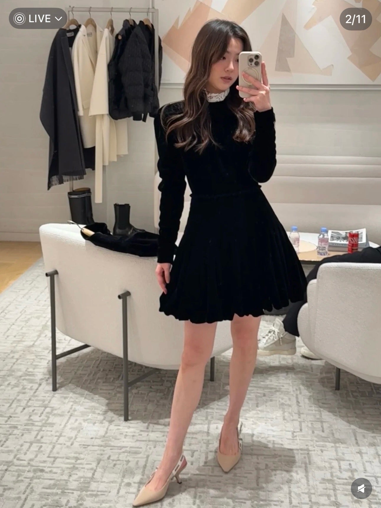 디올 자 디올 슬링백 펌프스