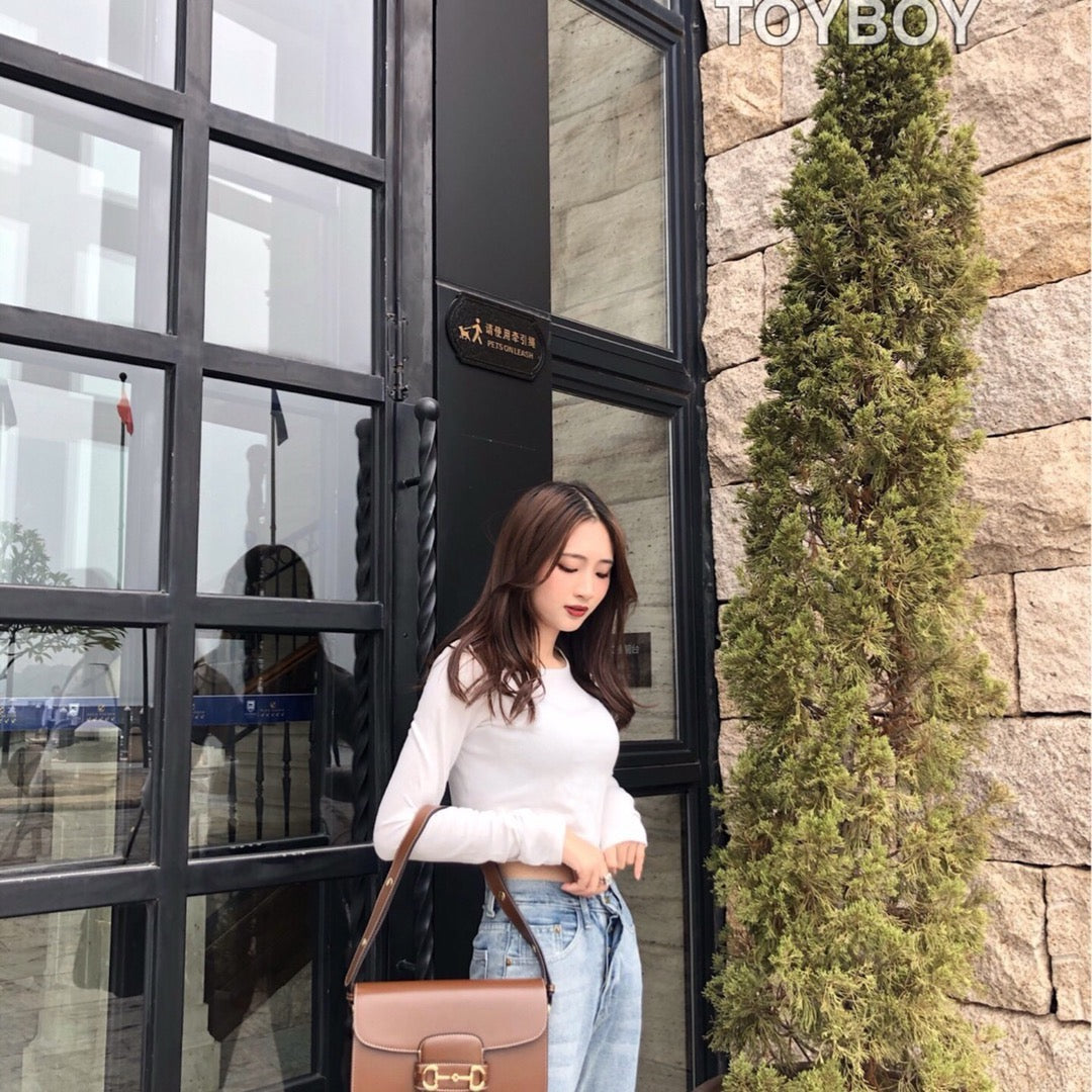 구찌 홀스빗 1955 올레더 숄더백