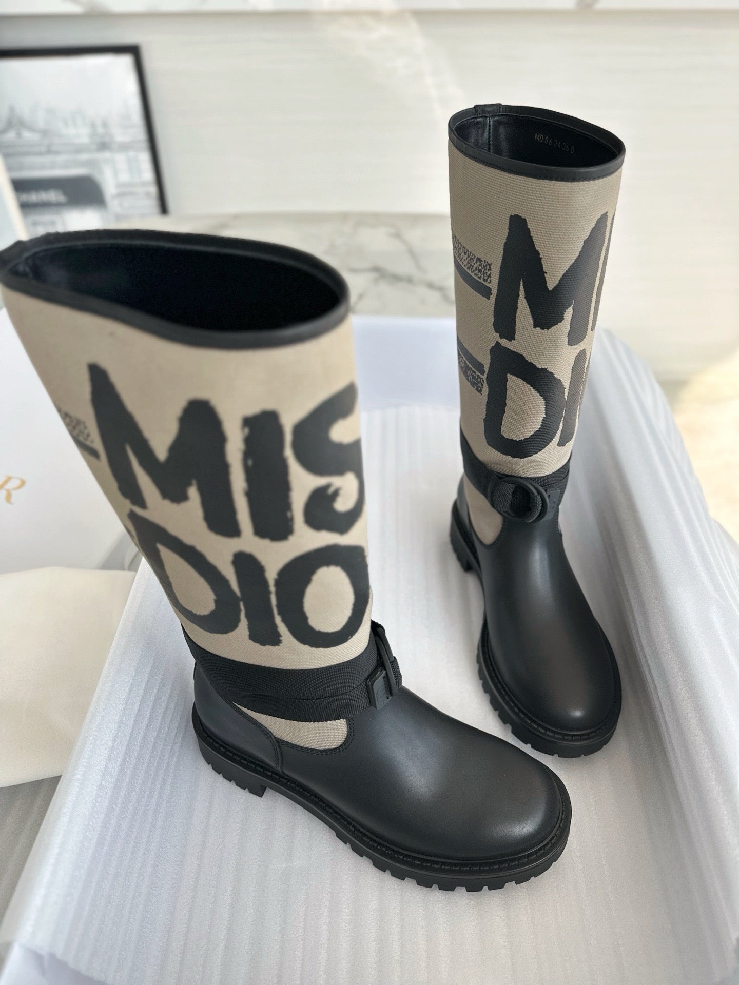 디올 미스 디올 롱 부츠