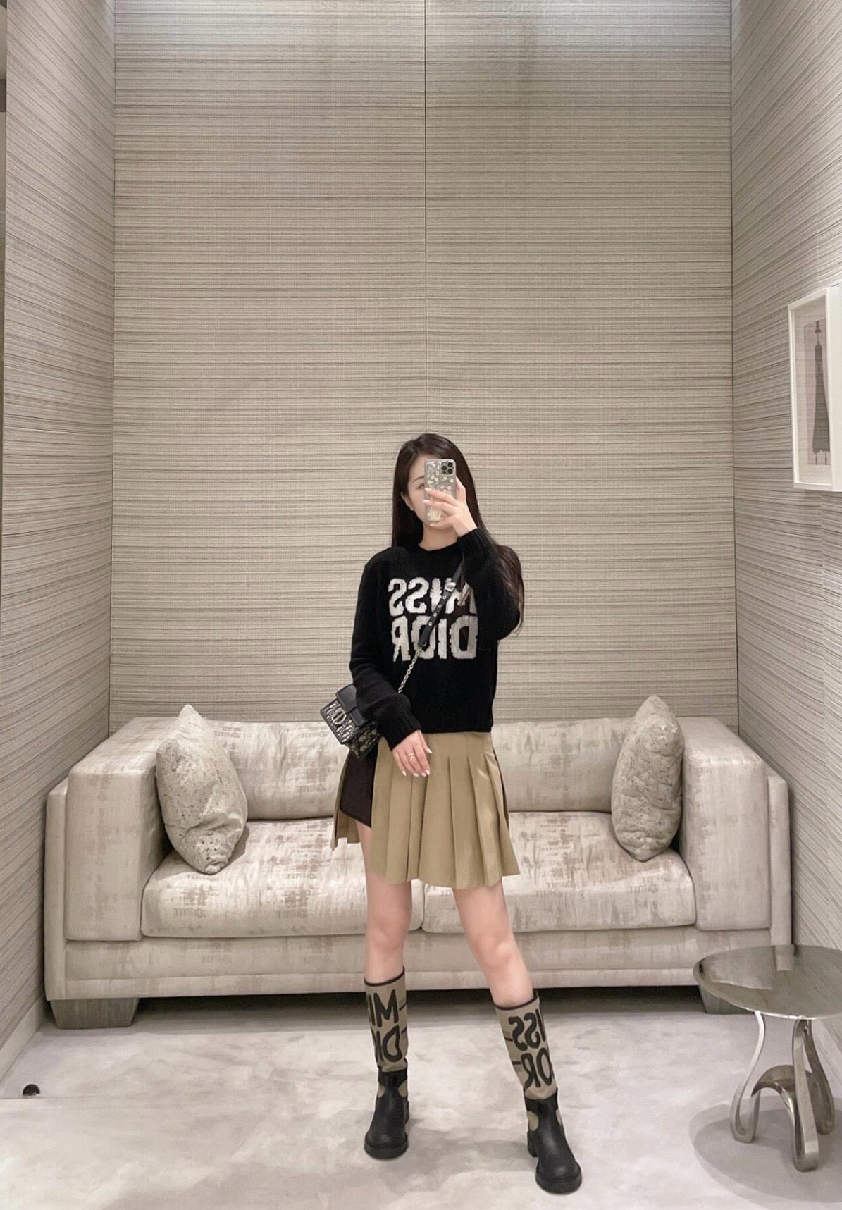 디올 미스 디올 롱 부츠