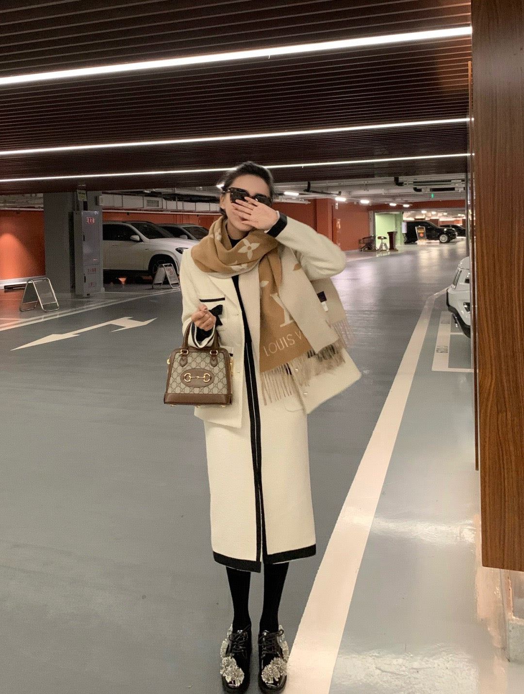 구찌 홀스빗 1955 탑핸들 미니