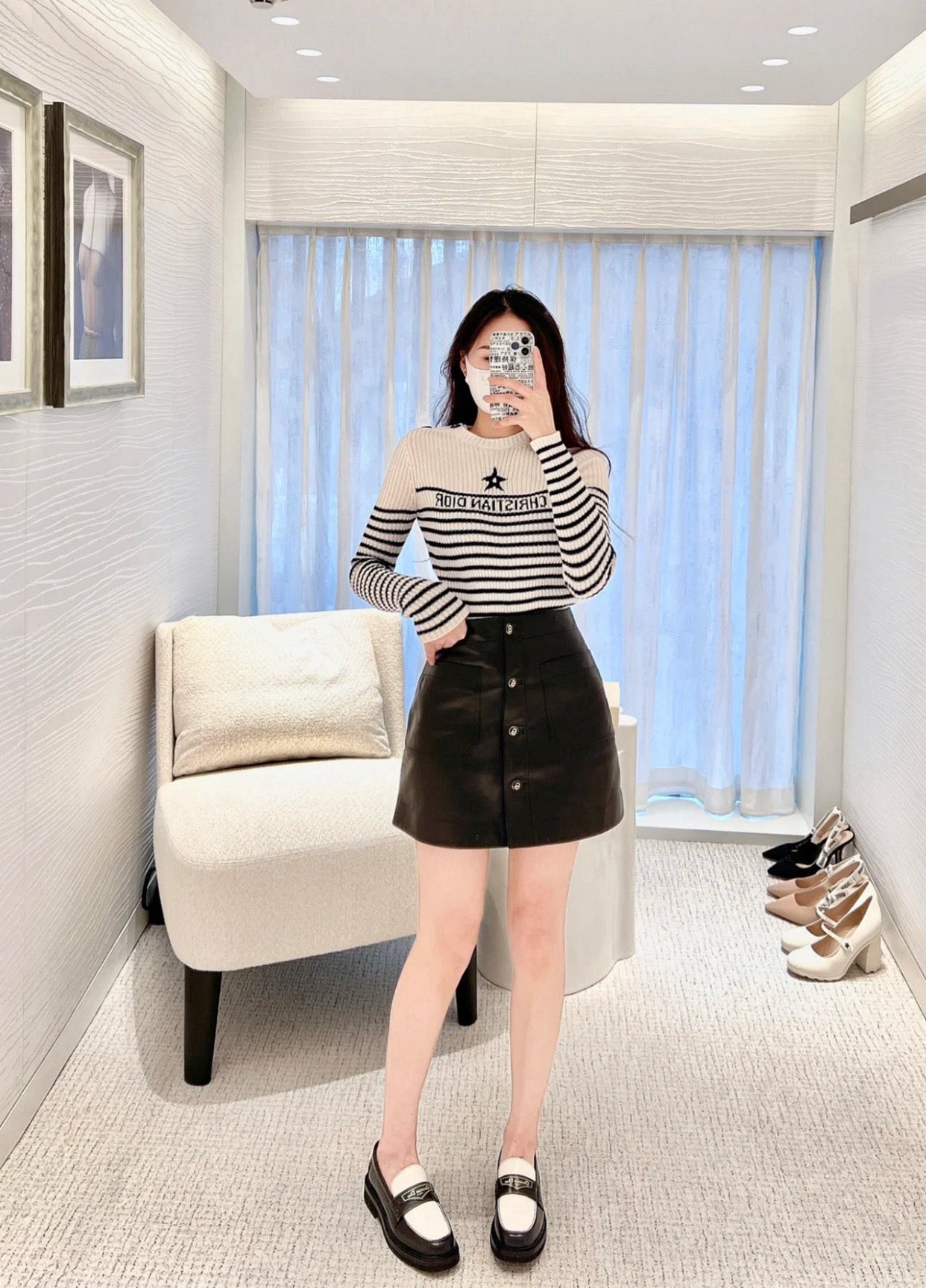 디올 보이 여성 로퍼