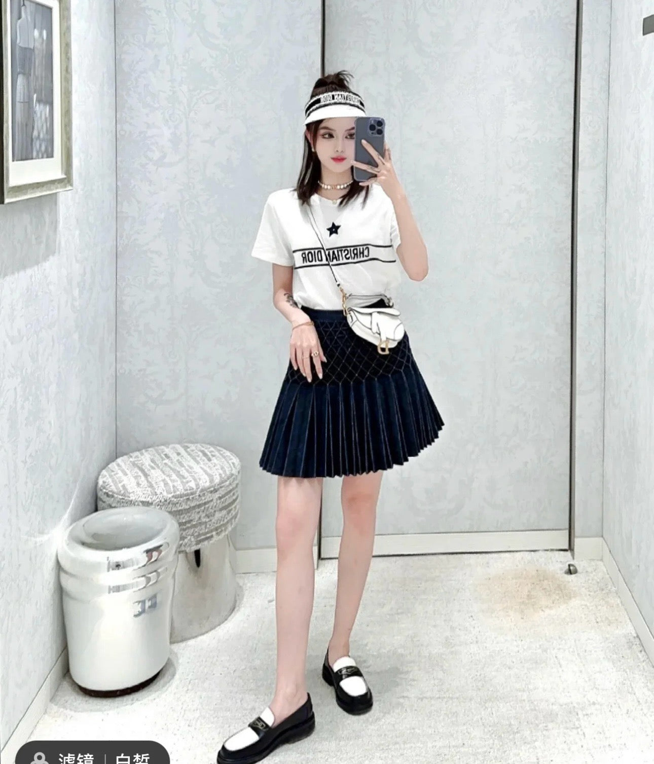 디올 보이 여성 로퍼