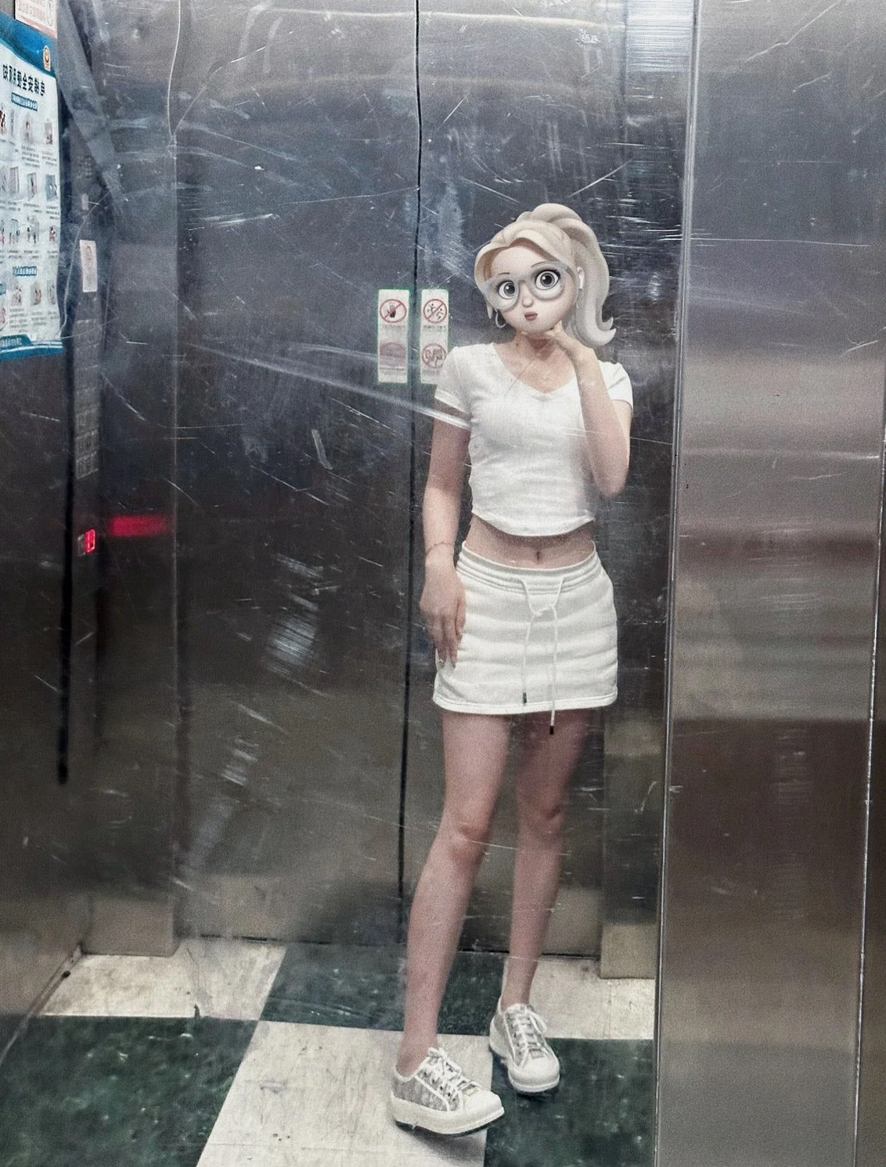 디올 오블리크 플랫폼 스니커즈