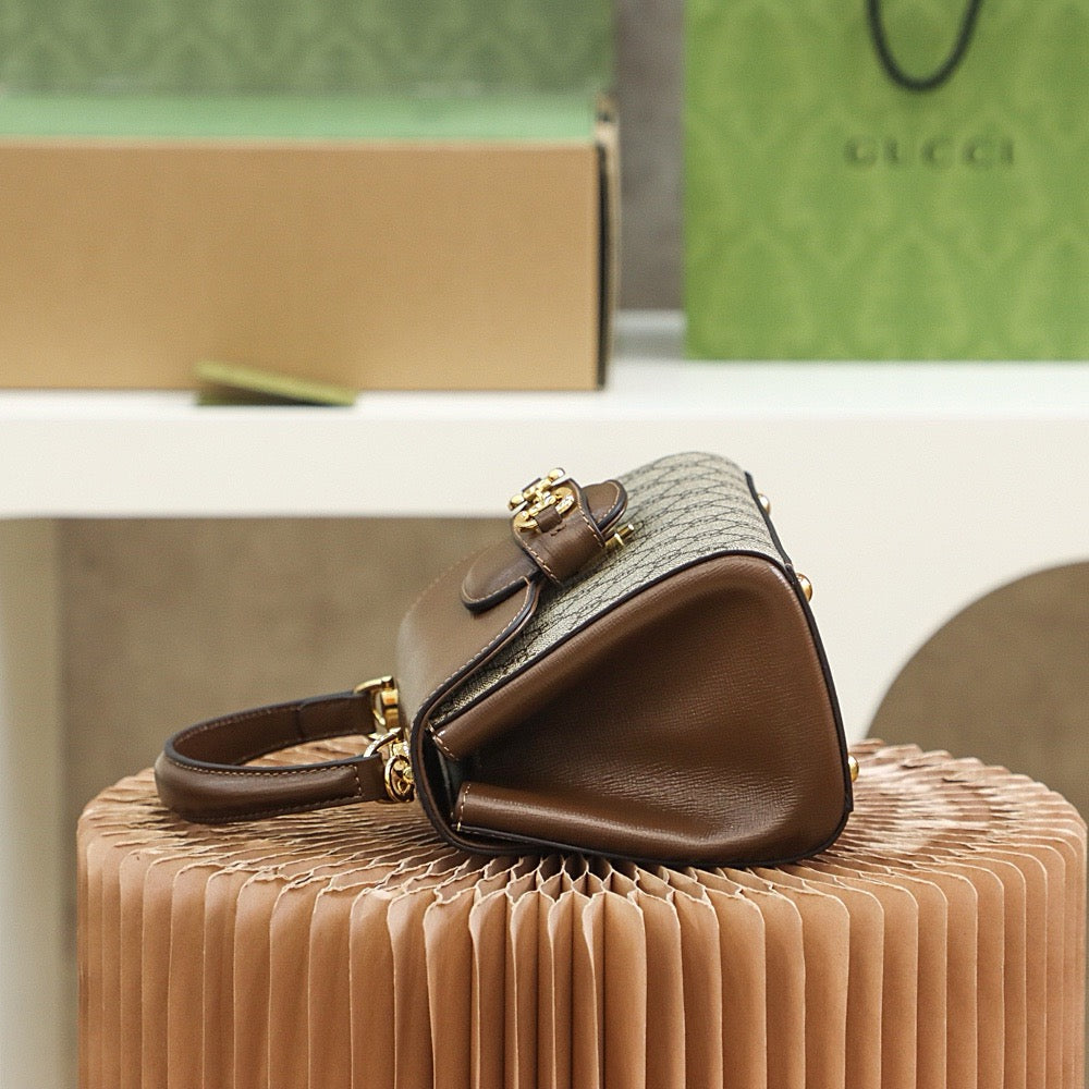 구찌 홀스빗 1955 토트백 미니