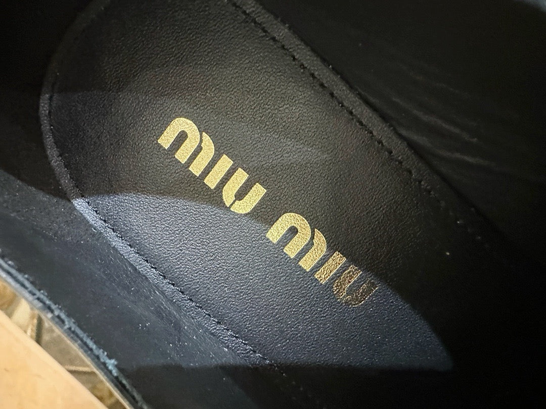 미우미우 페니 로퍼 펌프스힐