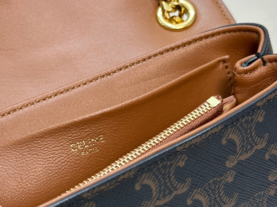 셀린느 틴 빅투아르 체인백 캔버스