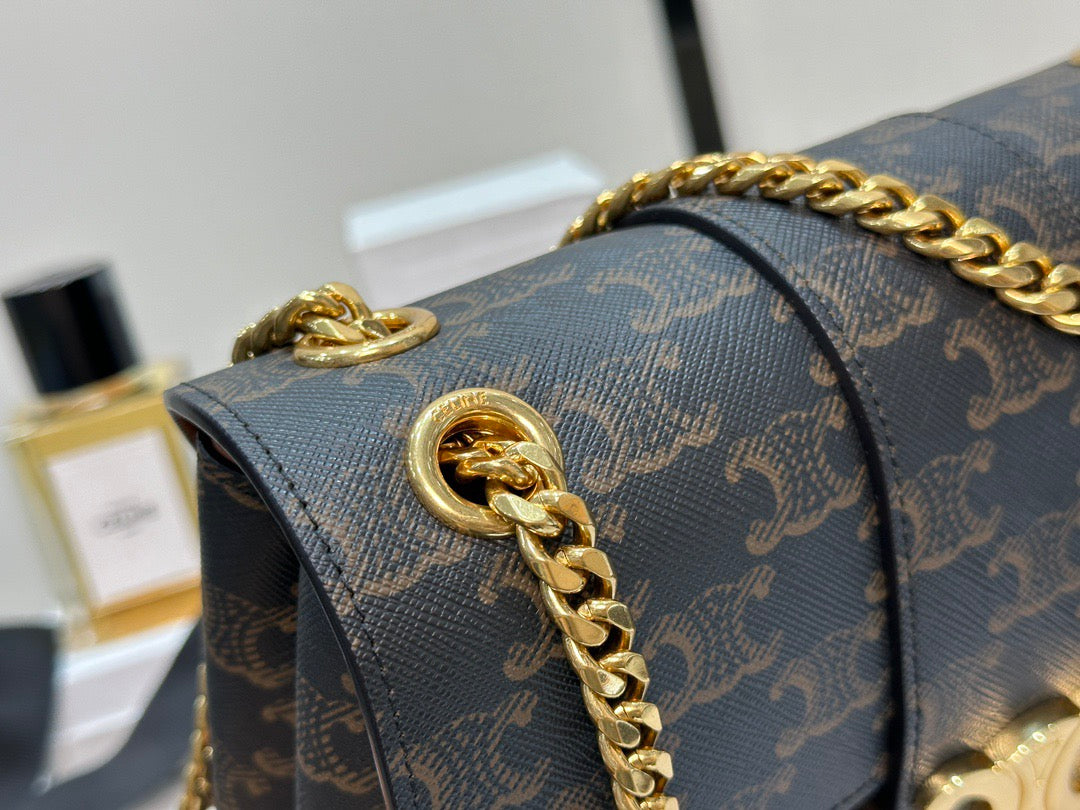 셀린느 틴 빅투아르 체인백 캔버스