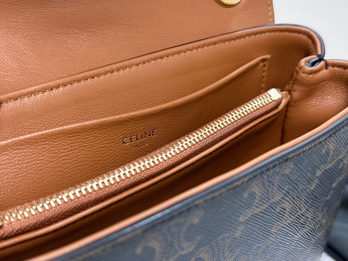 셀린느 틴 빅투아르 체인백 캔버스