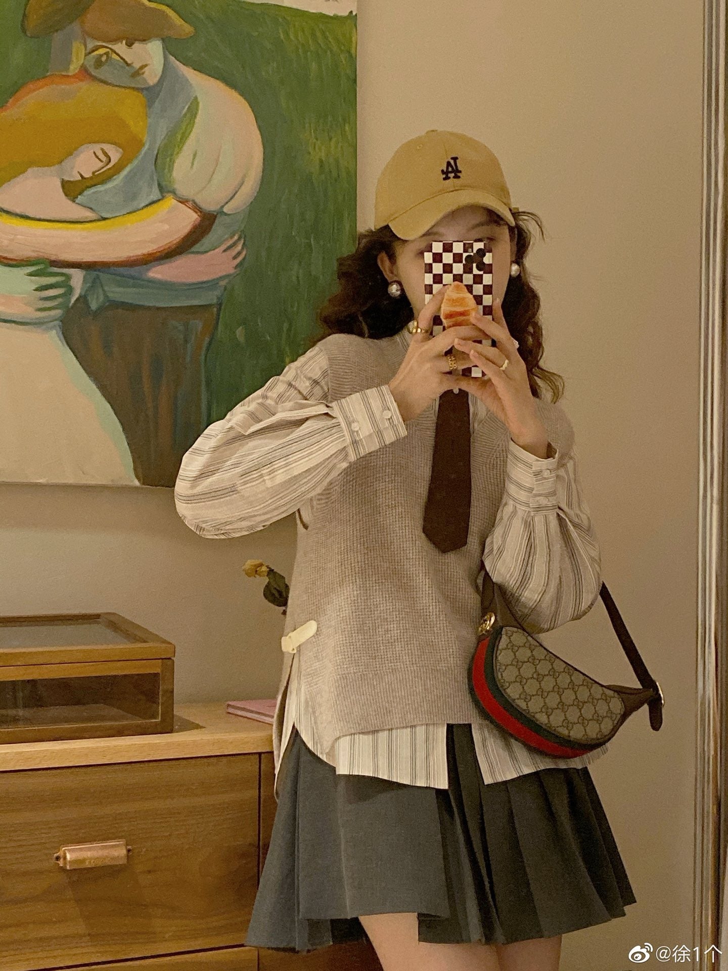 구찌 GG 오피디아 슈프림 미니백