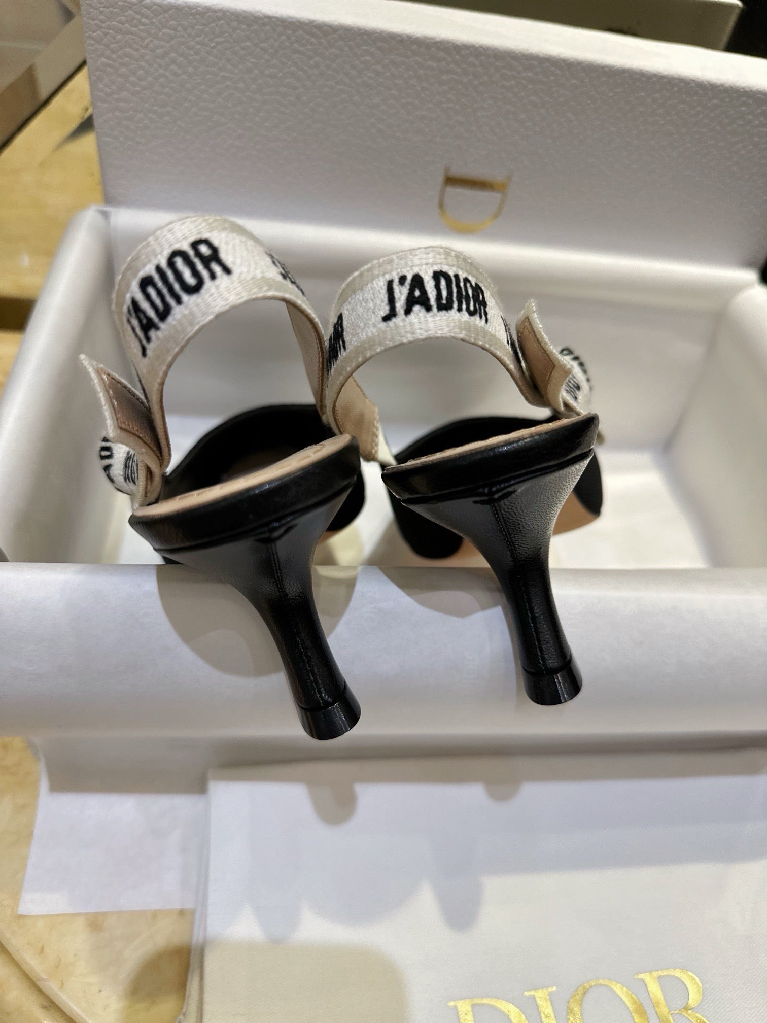 디올 자 디올 슬링백 펌프스