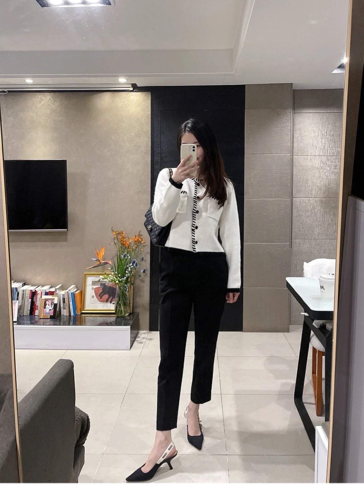 디올 자 디올 슬링백 펌프스