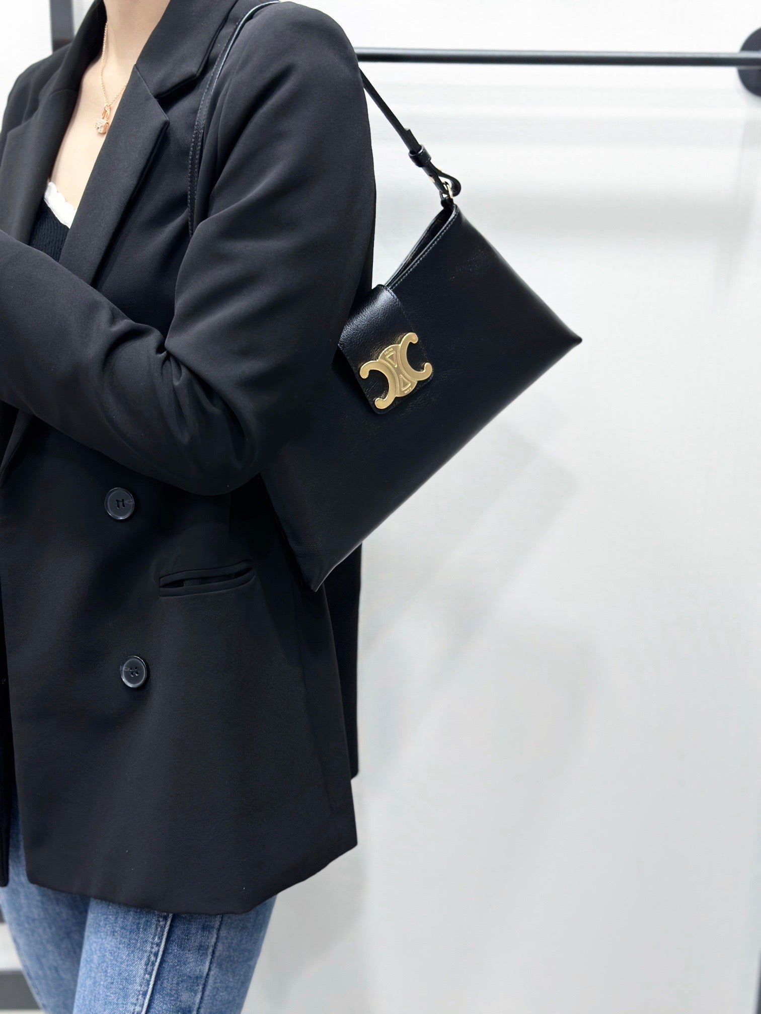 셀린느 윌튼 트리옹프 클러치 숄더백