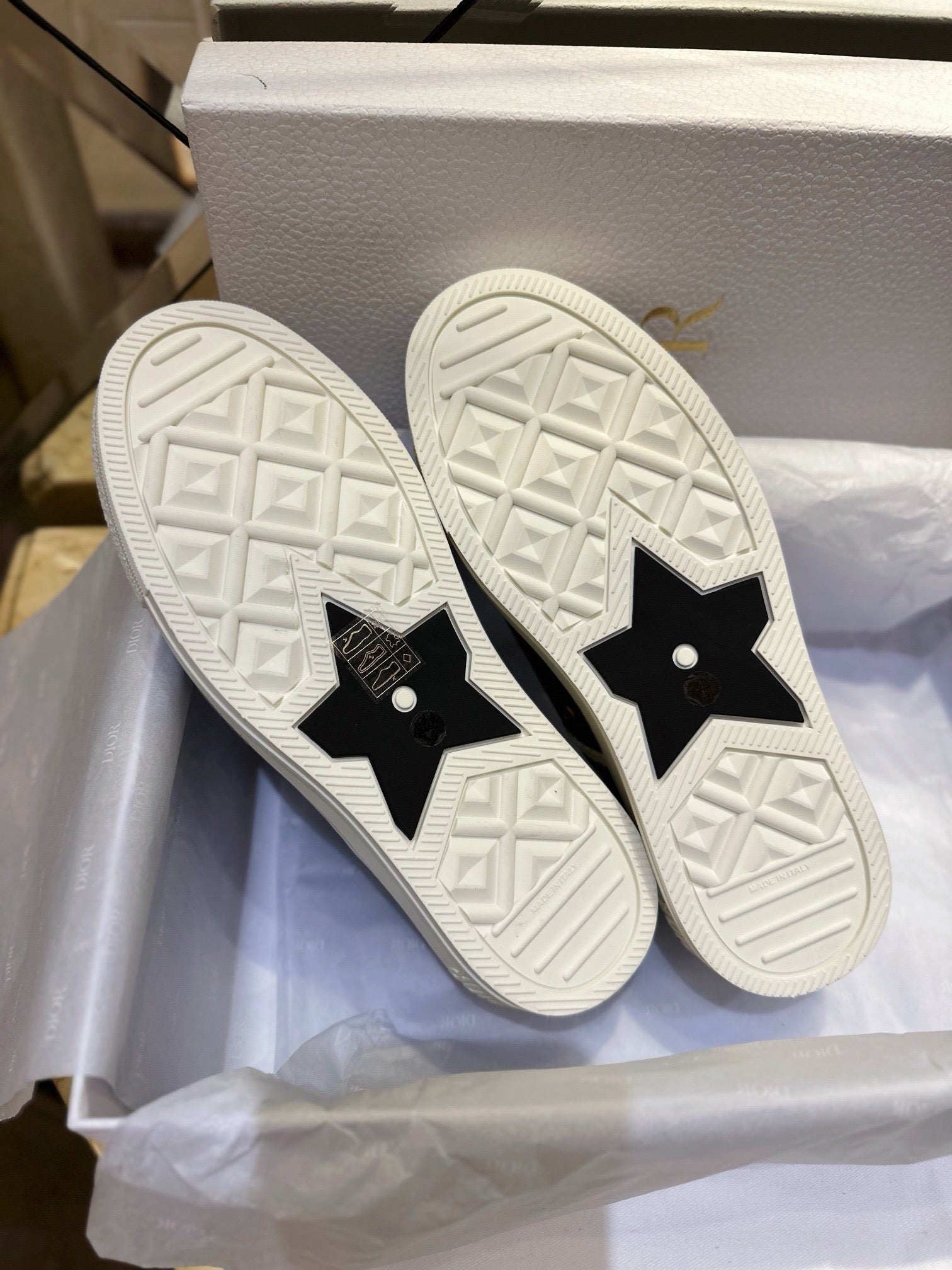 디올 워크앤디올 뮬 스니커즈