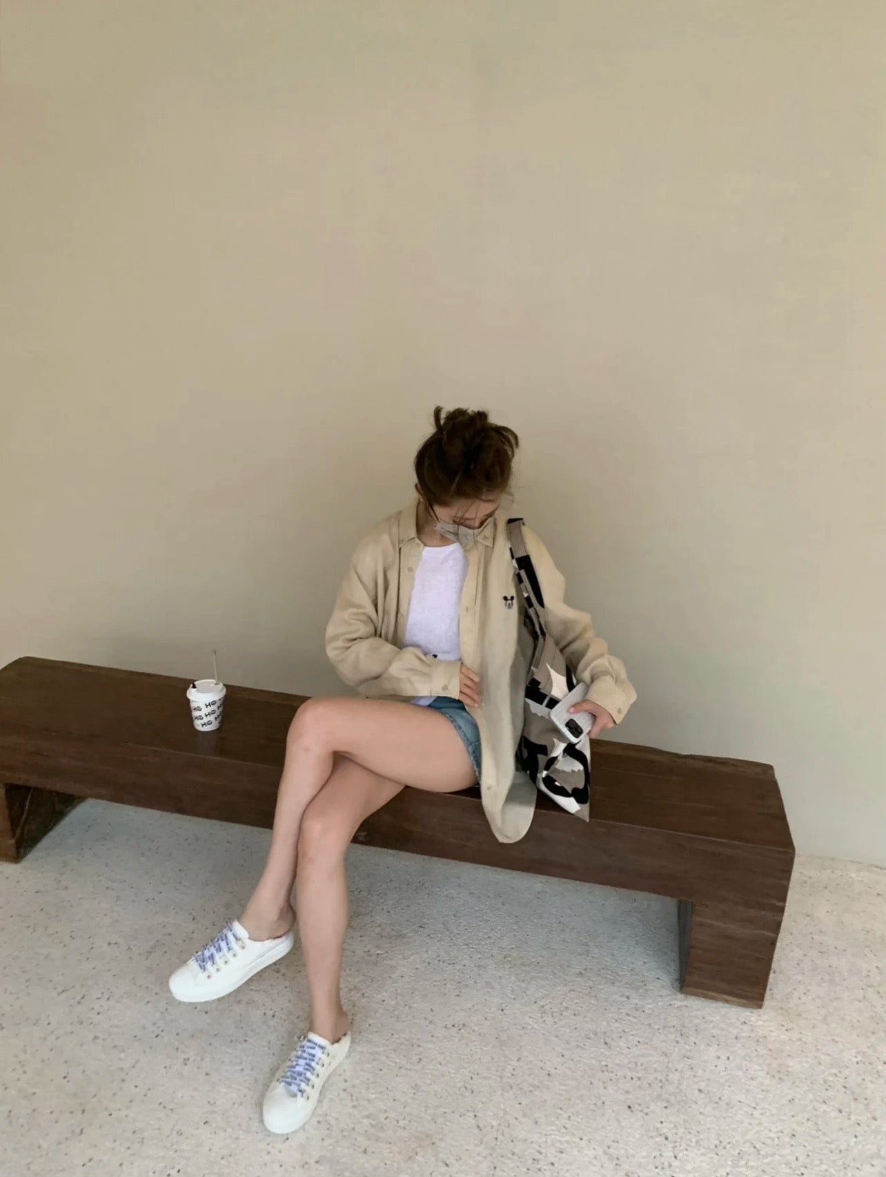 디올 워크앤디올 뮬 스니커즈