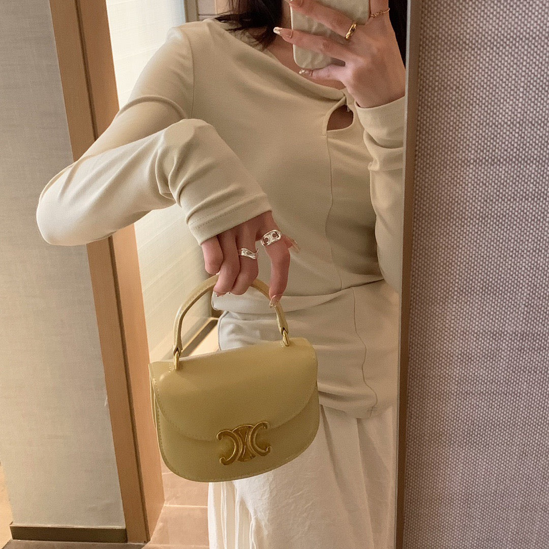 셀린느 클레아 베사체 탑핸들백 미니