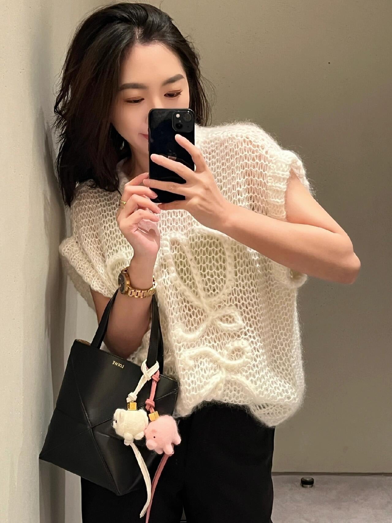 로에베 퍼즐 폴드 토트백 미니
