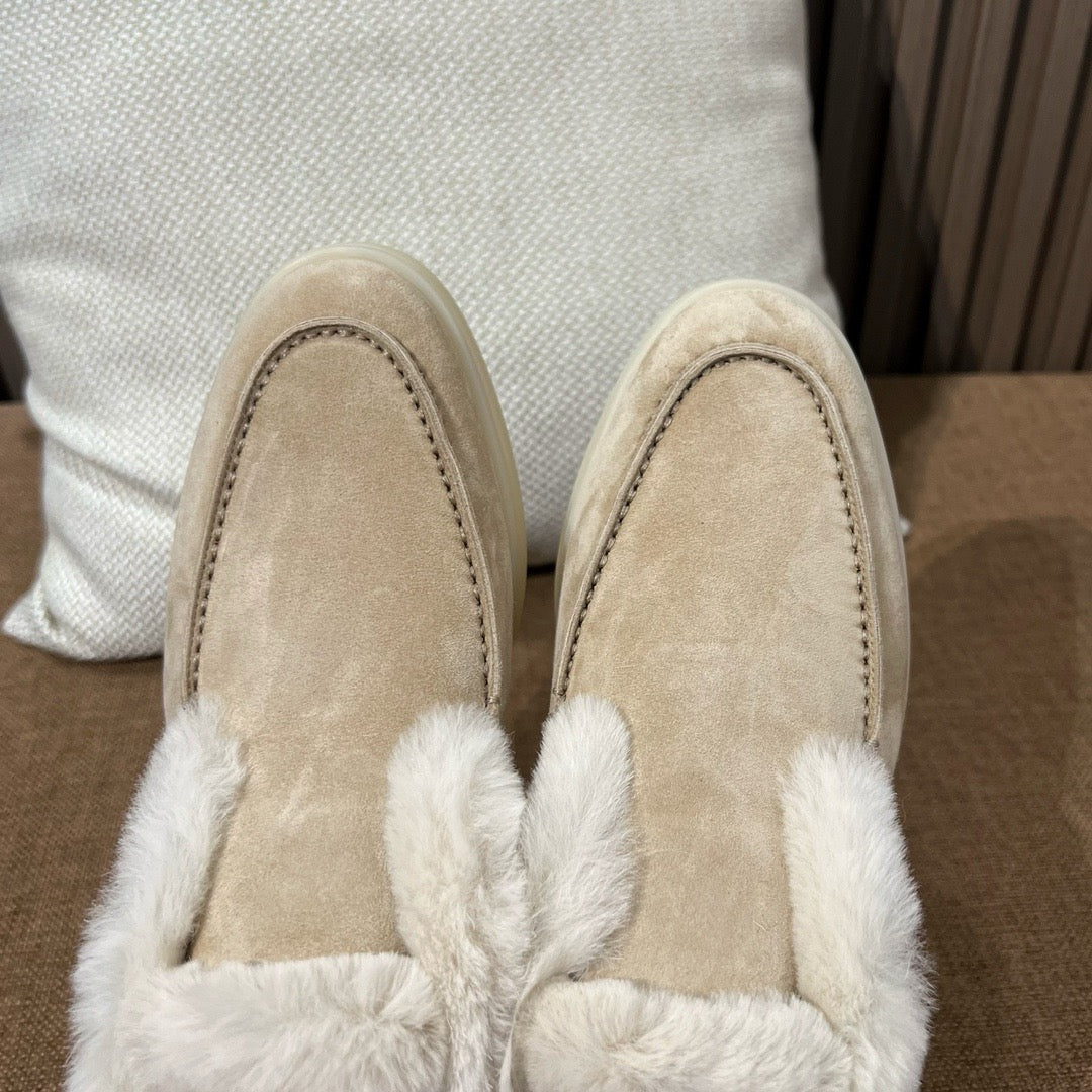 로로피아나 퍼 산토니 앵클 부츠