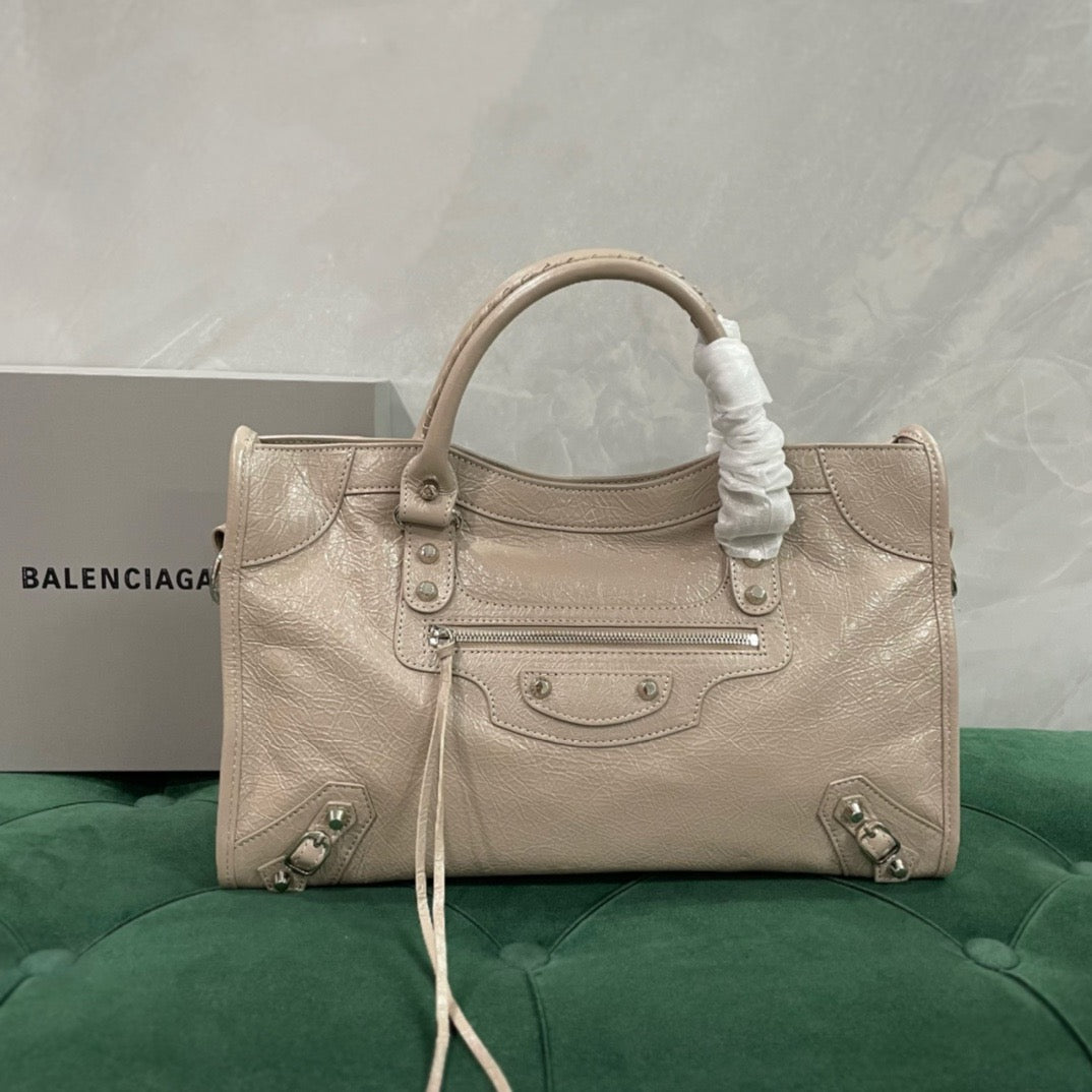 발렌시아가 르 시티백 미디움 (베이지)