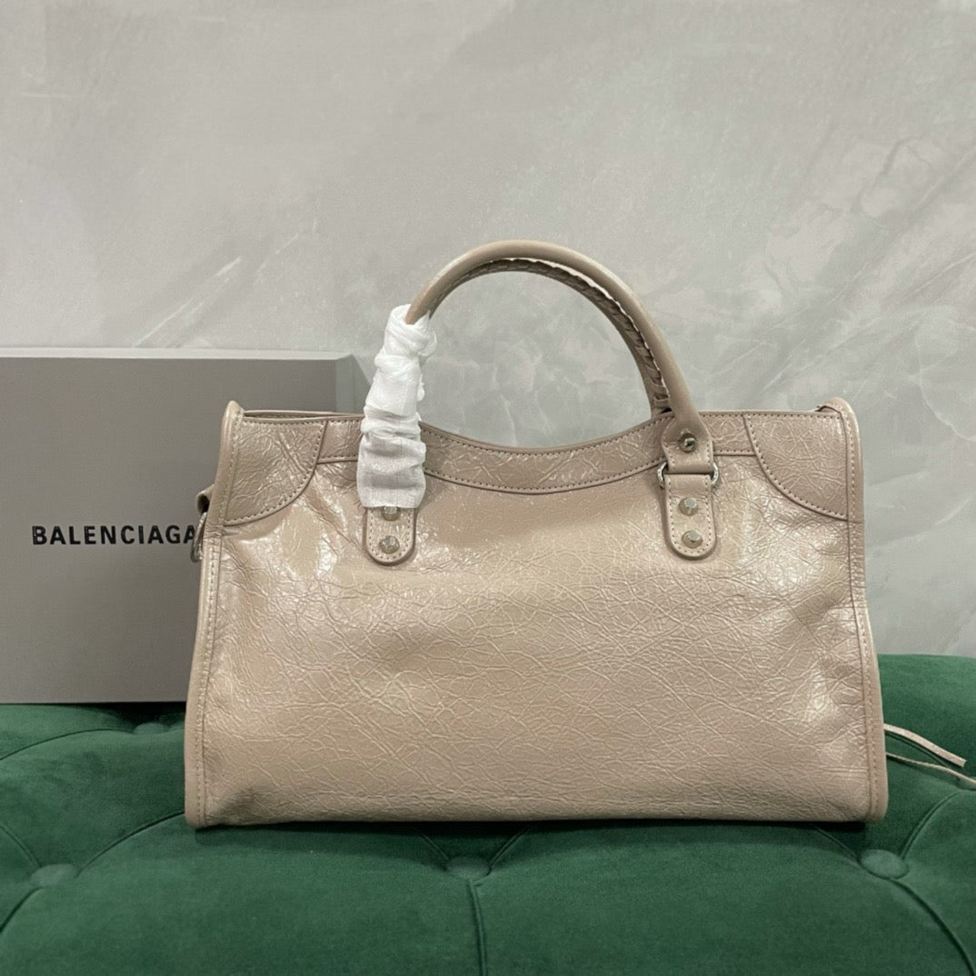 발렌시아가 르 시티백 미디움 (베이지)