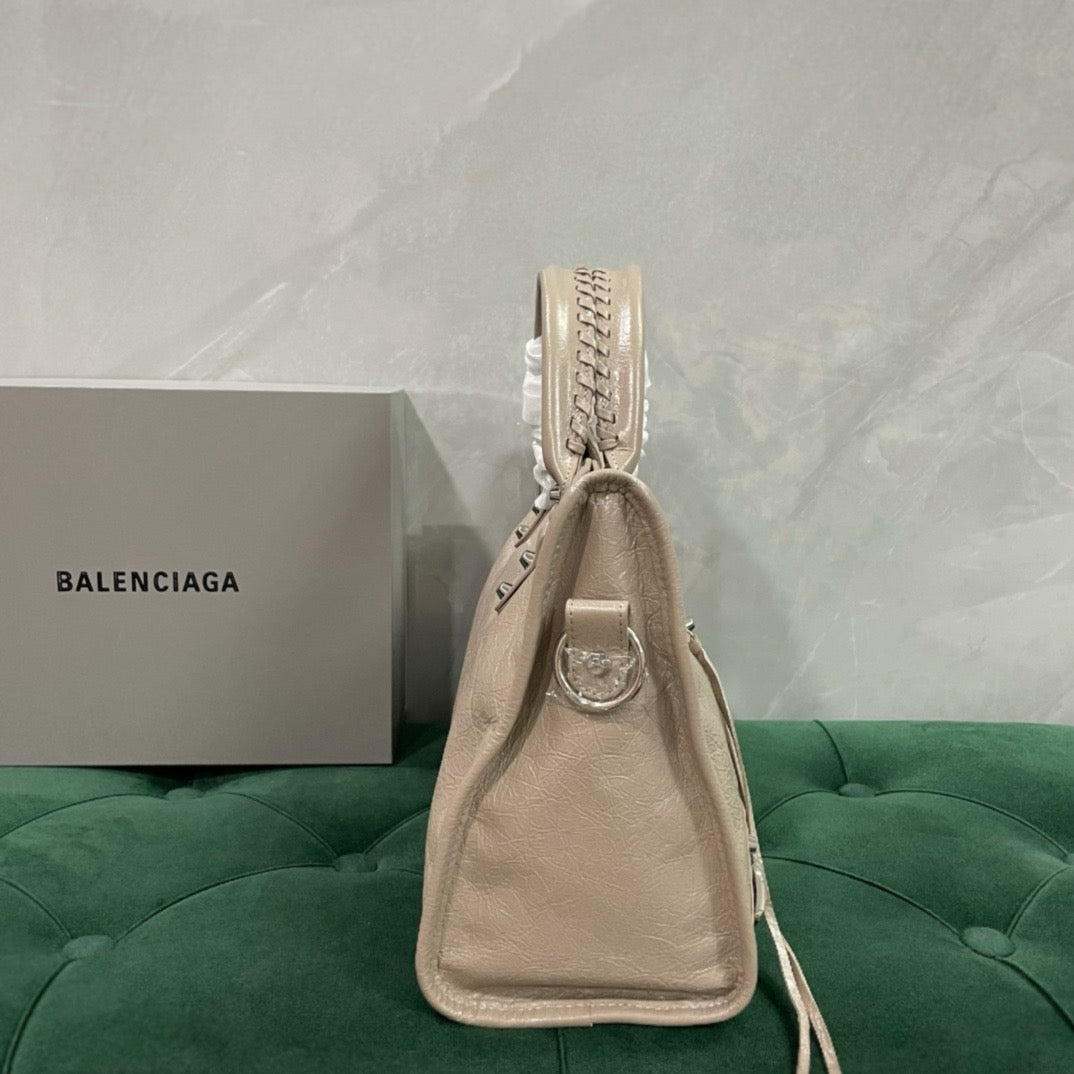 발렌시아가 르 시티백 미디움 (베이지)