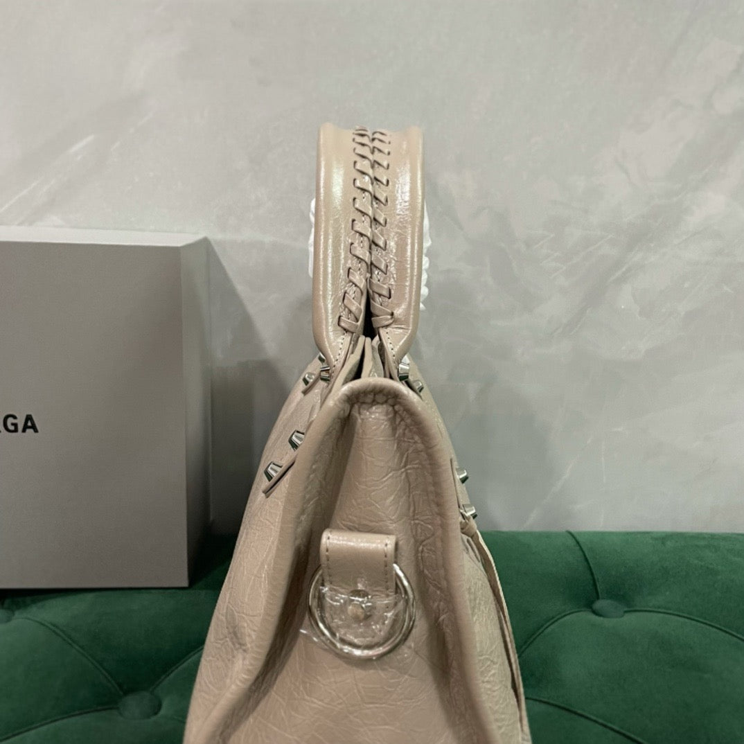 발렌시아가 르 시티백 미디움 (베이지)