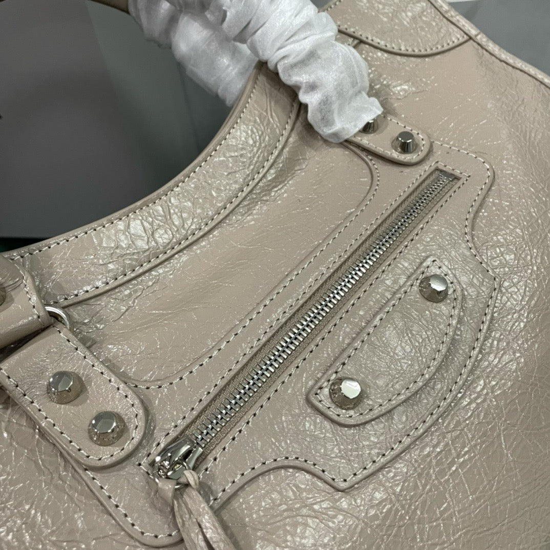 발렌시아가 르 시티백 미디움 (베이지)