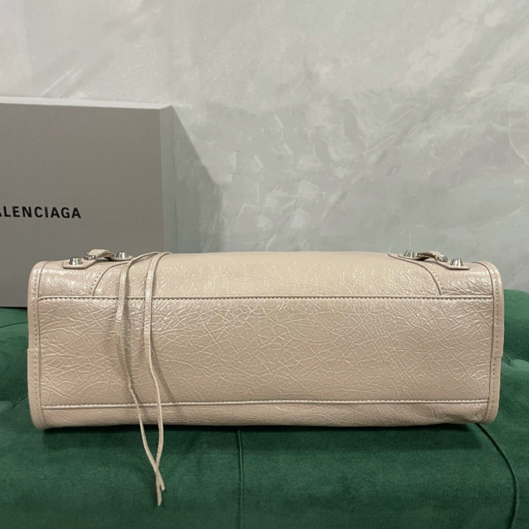 발렌시아가 르 시티백 미디움 (베이지)