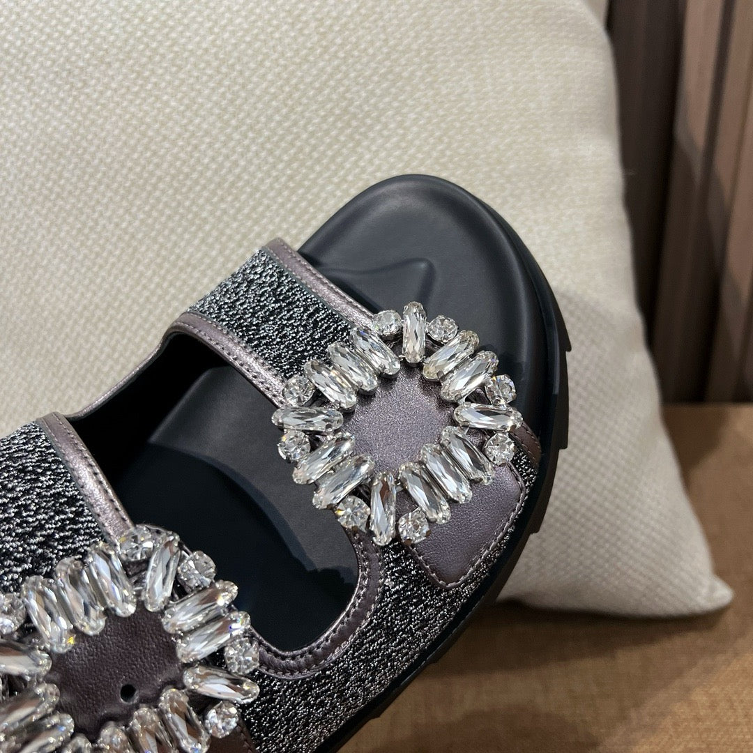 로저비비에 슬리디 비브 임벨리시드 샌들