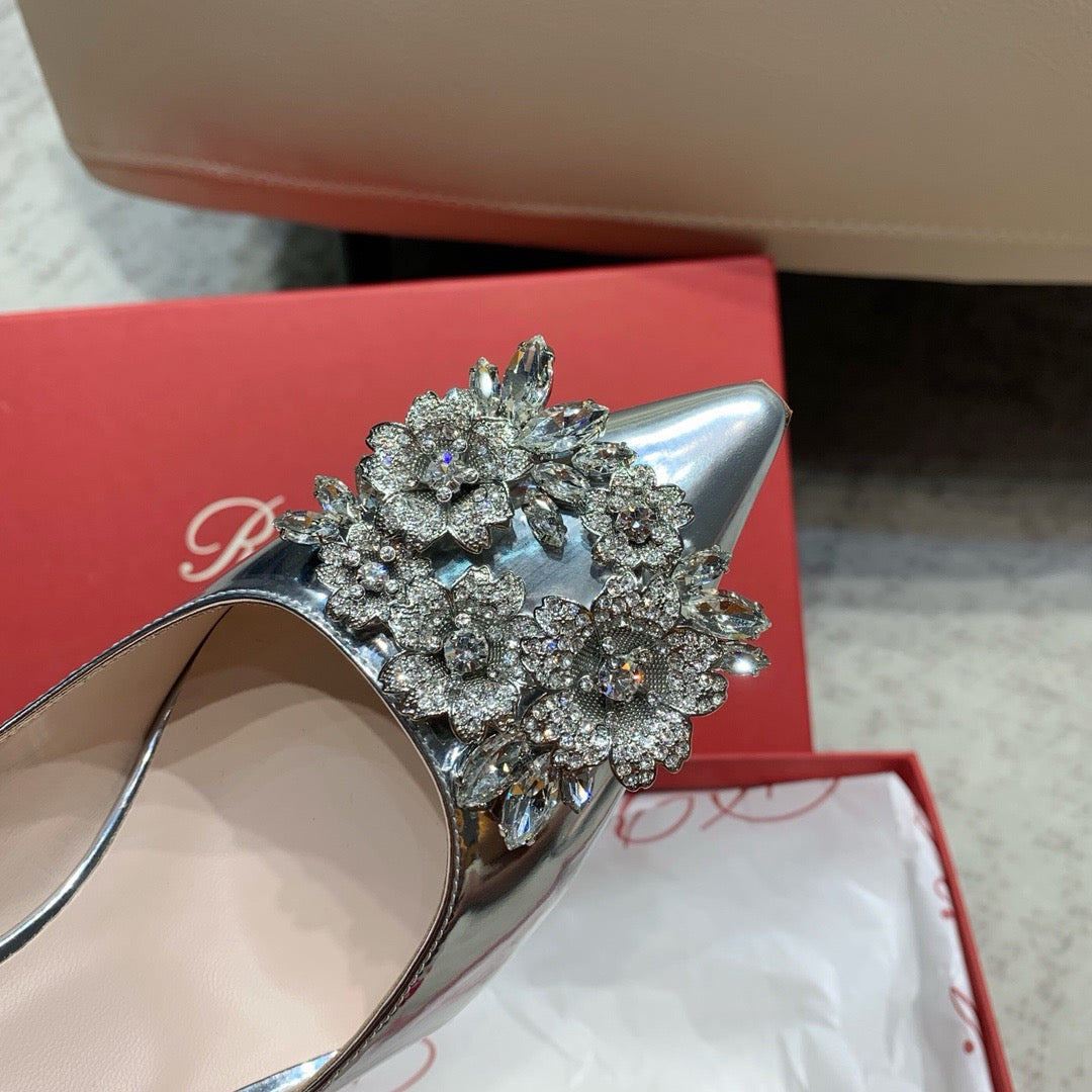 로저비비에 부케스트라스 버클 펌프스