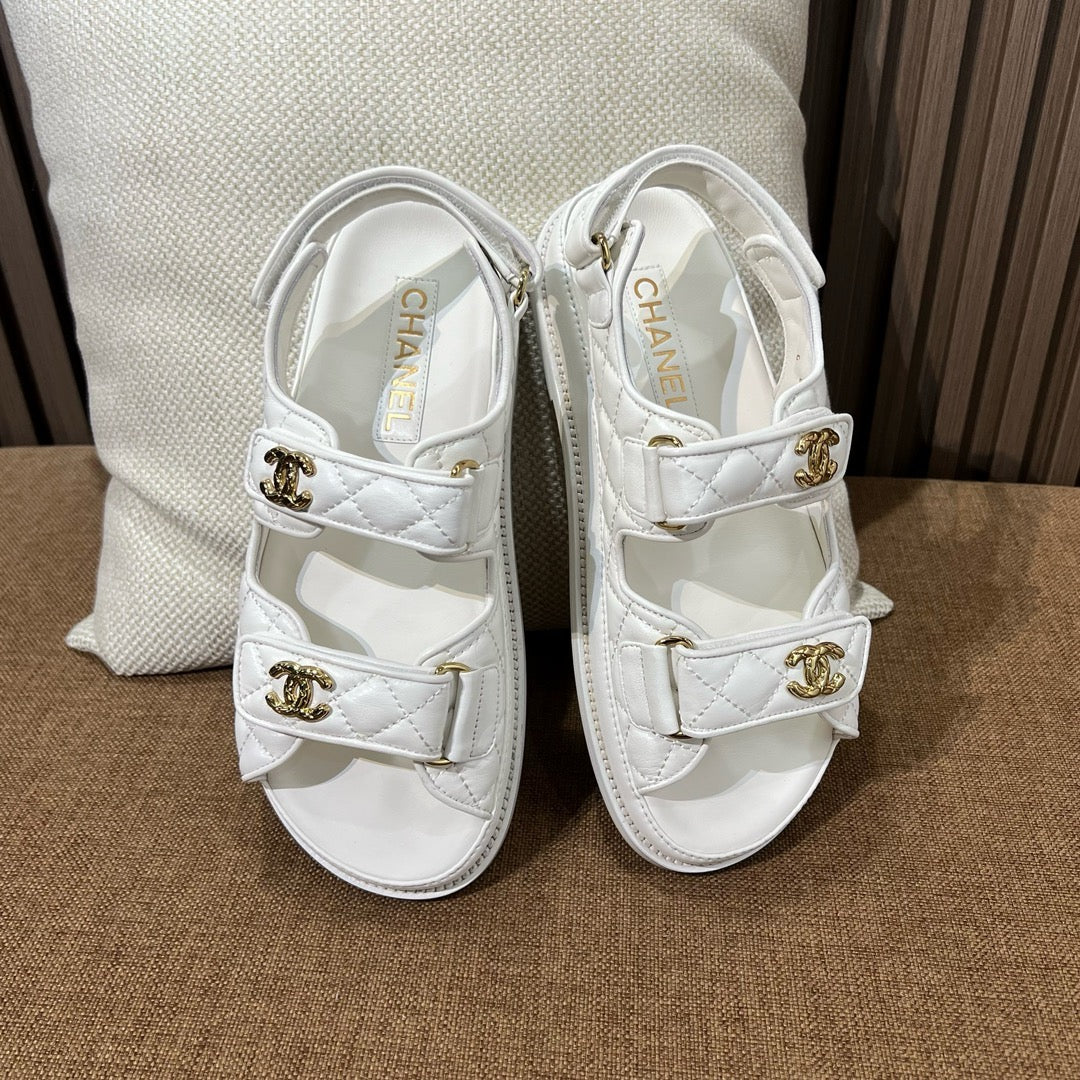 샤넬 크럼플드 샌들