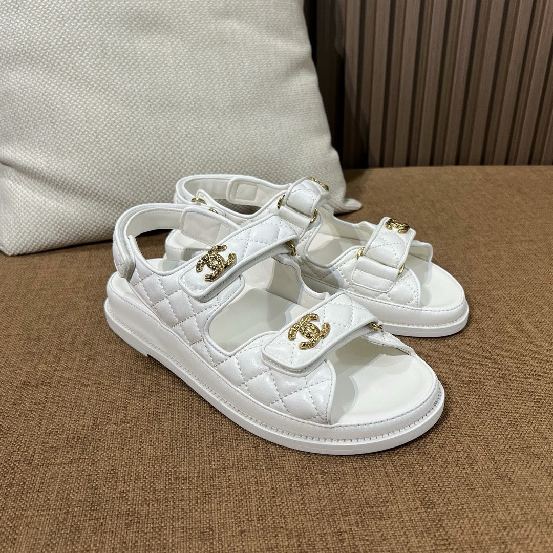 샤넬 크럼플드 샌들