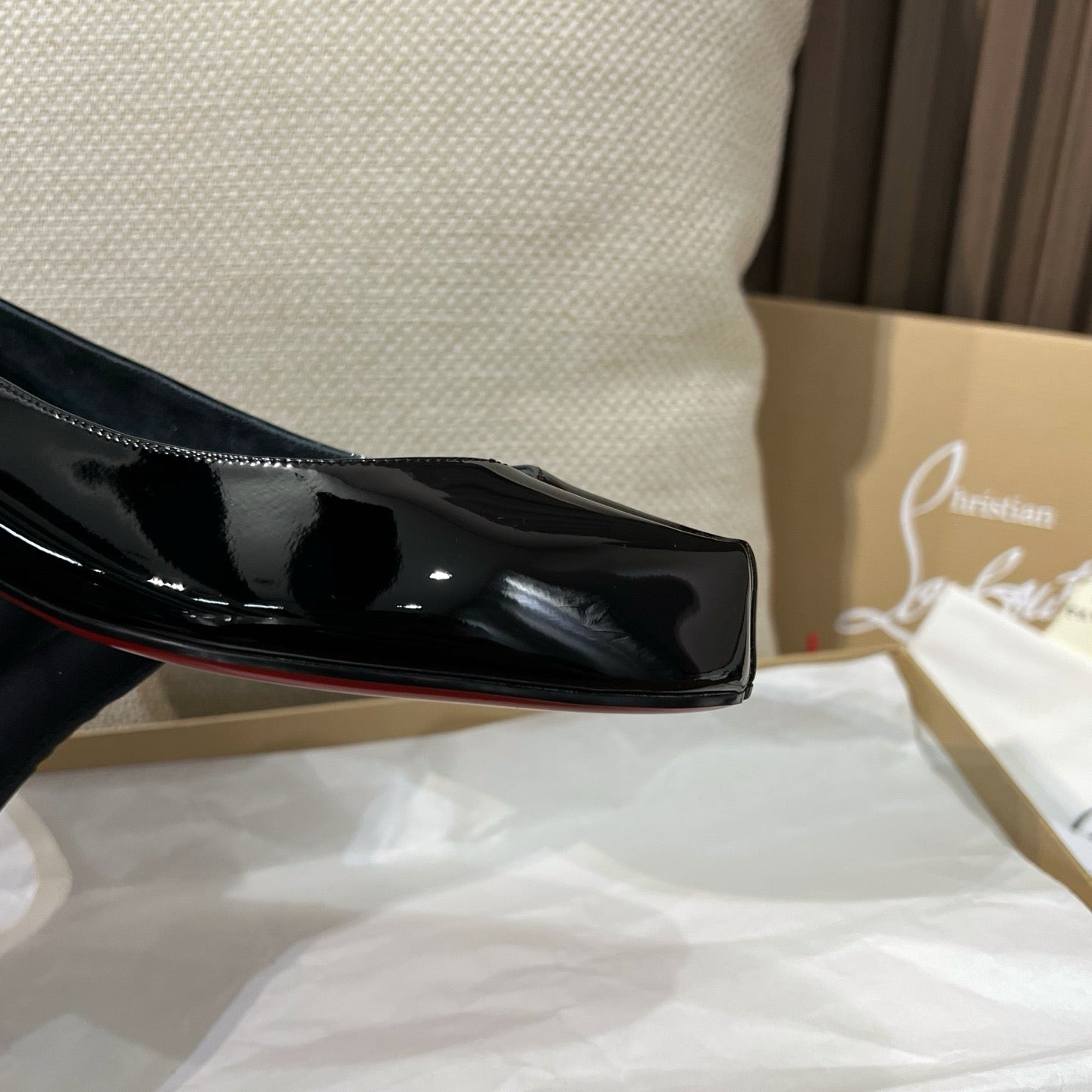 메종 마르지엘라 X 크리스찬 루부탱 플랫 슈즈