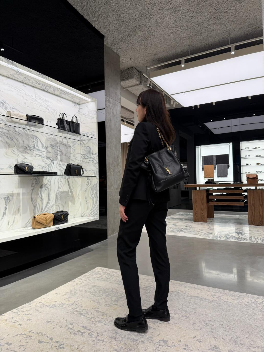 생로랑 제이미 4.3 포숑 램스킨 스몰