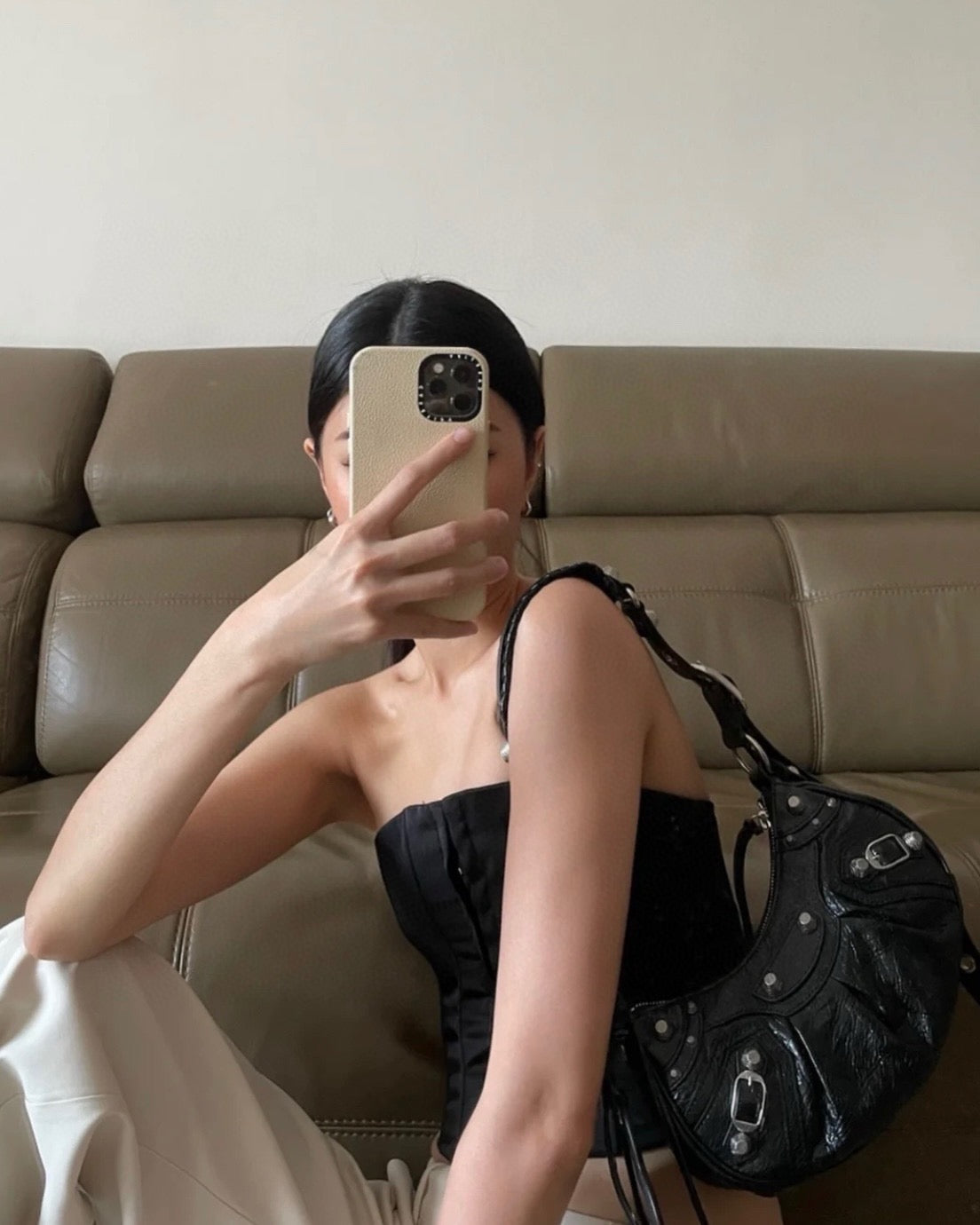 발렌시아가 르 카골 숄더백 XS
