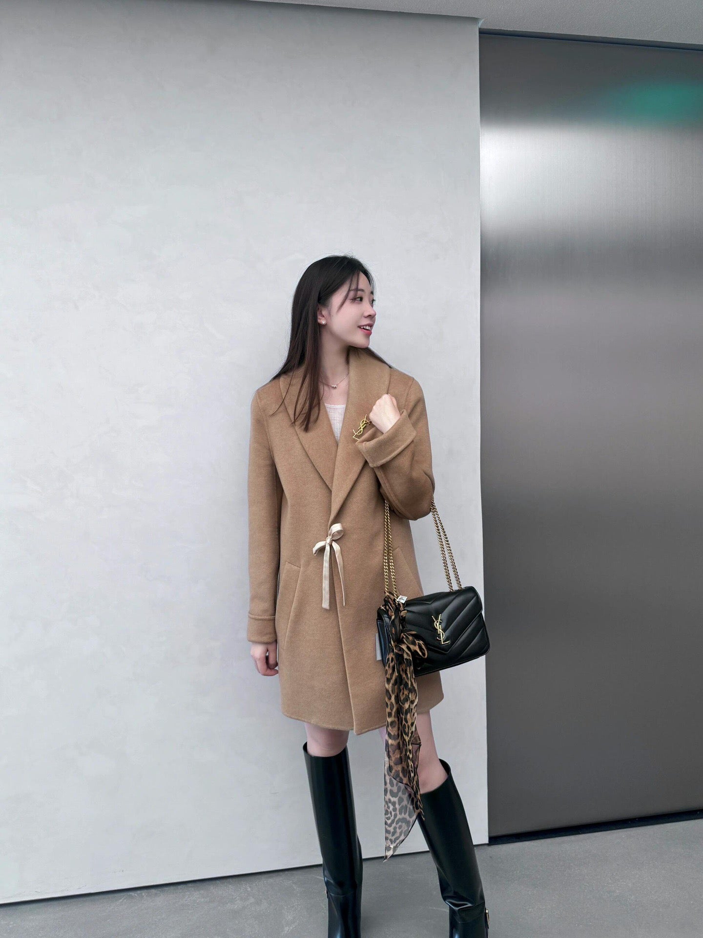 생로랑 루루 마틀라세 램스킨 미디움
