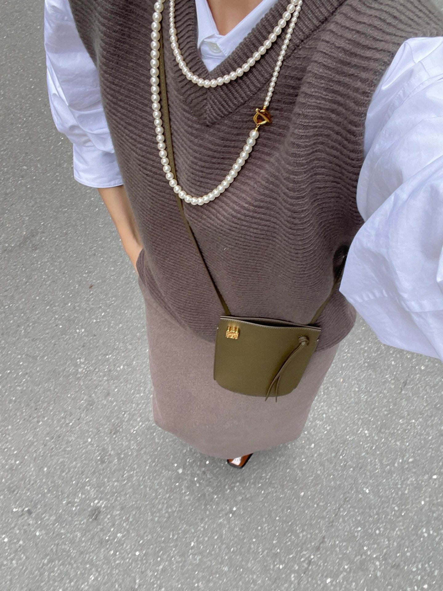 로에베 다이스 포켓백