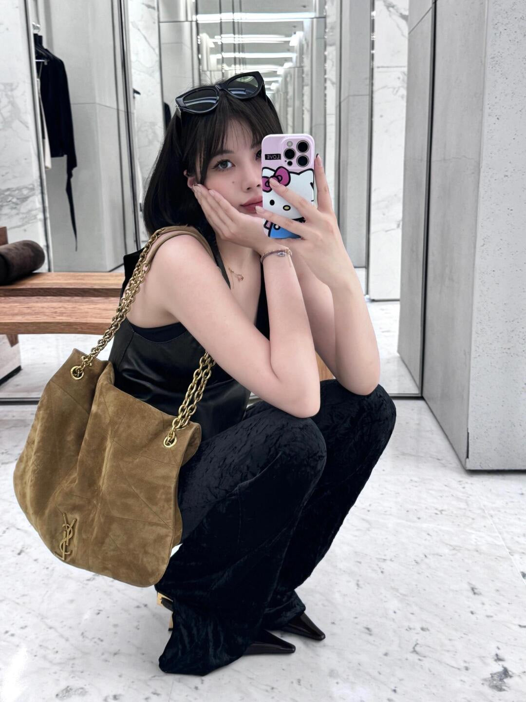 생로랑 제이미 4.3 스웨이드